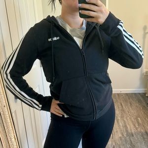 Adidas Lightweight Workout Zip Up